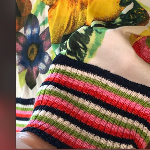 Vintage Bazar de Christian Lacroix print back knit cardigan - Picture 8 of 10